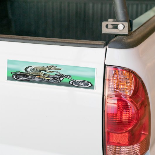 Biker Dillo Bumpersticker (Op Truck)