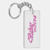 Biker Diva Sleutelhanger (Voorkant Links)