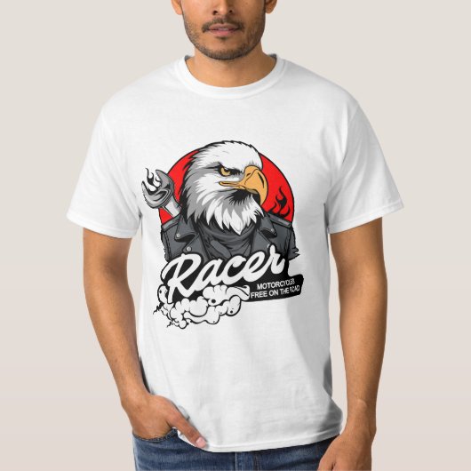 BIKER EAGLE T-SHIRT (Voorkant)