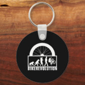 Biker Evolution Fiets Bmx Mtb Mountainbike Sleutelhanger (Voorkant)