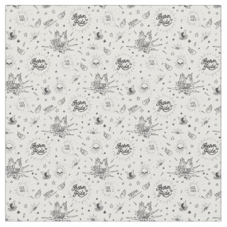 Biker Fabric Print Stof