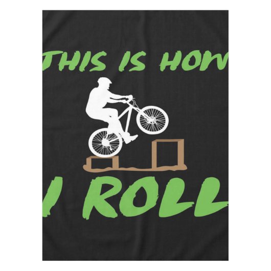 Biker fietsenlijst - Unieke Cycling Lover Cadeaubo Tafelkleed (Voorkant)