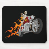 Biker & Flames: Muismat (Voorkant)