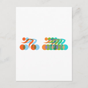 Biker freak briefkaart