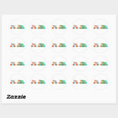 Biker freak ronde sticker (Vel)
