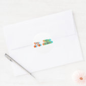 Biker freak ronde sticker (Envelop)