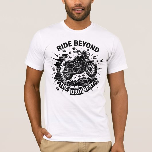 Biker Freedom Break Boundaries T-shirt (Voorkant)