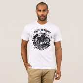 Biker Freedom Break Boundaries T-shirt (Voorkant volledig)