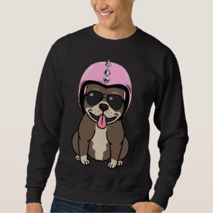 Biker French Bulldog for Women Trui