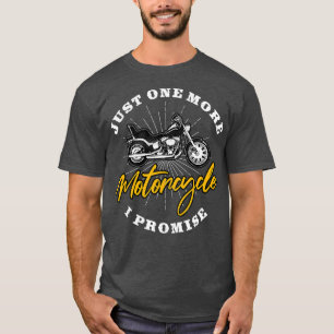 Biker Gear-motorfiets geeft nog maar één T-shirt