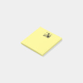 Biker gele notitieblokken post-it® notes (Schuin)