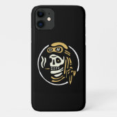  Biker Ghost Pilot Halloween Funny Gift Case-Mate iPhone Case (Achterkant)