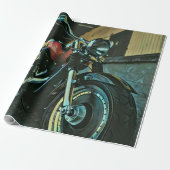 Biker gifts cadeaupapier (Uitgerold)