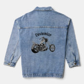 Biker Girl Denim Jacket (Achterkant)