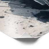 Biker Girl Foto Afdruk (Hoek)