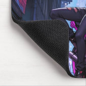 Biker Girl Mousepad Muismat (Hoek)