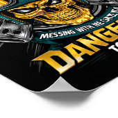 Biker Girlfriend Wife I Belong To A Biker Valentin Poster (Hoek)