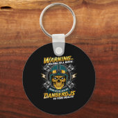 Biker Girlfriend Wife I Belong To A Biker Valentin Sleutelhanger (Voorkant)