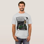 Biker Girls Ride Hard T-shirt (Voorkant volledig)