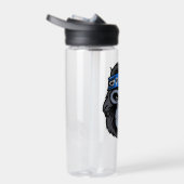 Biker gorilla aap roken sigaar dierlijke kunst waterfles (Rechts)