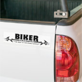 Biker Grandpa Bumpersticker (Op Truck)