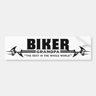 Biker Grandpa Bumpersticker