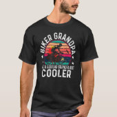 Biker Grandpa Like A Regular Grandpa Cyclist Ridin T-shirt (Voorkant)