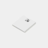 Biker grijze notitieblokken post-it® notes (Schuin)