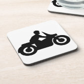 BIKER GUY BIER ONDERZETTER (Linkerzijde)