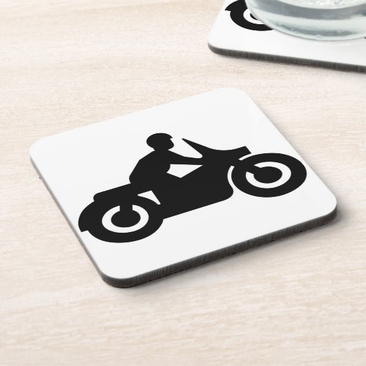 BIKER GUY BIER ONDERZETTER (Linkerzijde)