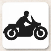 BIKER GUY BIER ONDERZETTER (Voorkant)