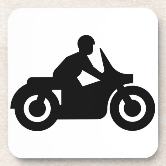 BIKER GUY BIER ONDERZETTER (Voorkant)