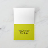 Biker Guy Birthday-kaart Kaart (Binnen)