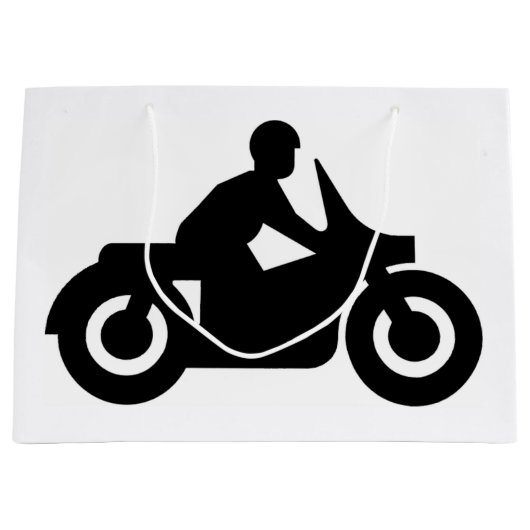 BIKER GUY LARGE CADEAUTASJE (Voorkant)