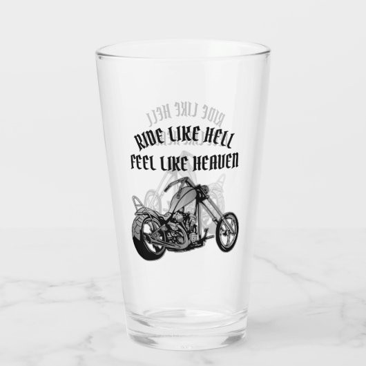 Biker Heaven Glas (Achterkant)