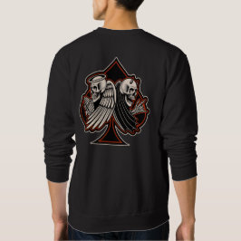 Biker Heilige of Zondaar Ace of Spades Old School Trui