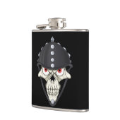 Biker Helmet Skull-ontwerp voor motorrijders Heupfles (Links)