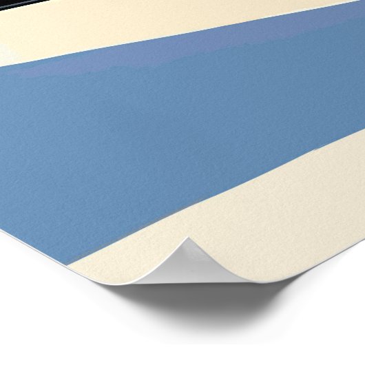 Biker Jezus Christus over Abstracte kunst op de mo Poster (Hoek)