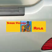 Biker Joanne Bumpersticker (Op auto)