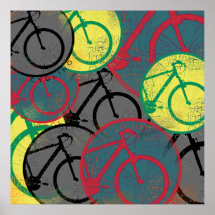 biker+kamerdecoratie poster