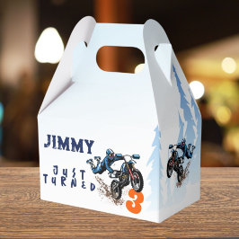 Biker Kind Dirt Stunt Bike Birthday Bedankdoosjes