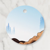 Biker Kind Dirt Stunt Bike Birthday Bedankjes Labels (Achterkant)