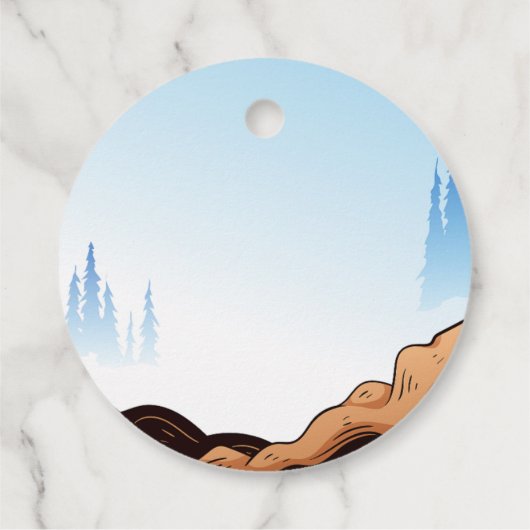 Biker Kind Dirt Stunt Bike Birthday Bedankjes Labels (Achterkant)