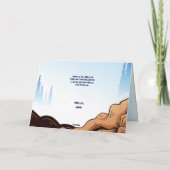 Biker Kind Dirt Stunt Bike Verjaardag Dank u kaart (Achterkant)