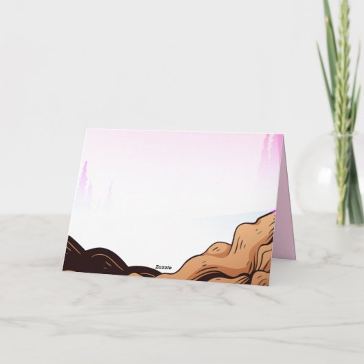 Biker Kind Dirt Stunt Bike Verjaardag Dank u kaart (Achterkant)