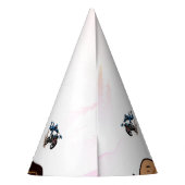 Biker Kind Dirt Stunt Bike Verjaardagsfeestje Pet Feesthoedjes (Achterkant)