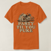 Biker Lifestyle Party vertelt je dat je 1973 gebru T-shirt (Design voorkant)