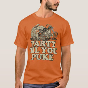 Biker Lifestyle Party vertelt je dat je 1973 gebru T-shirt