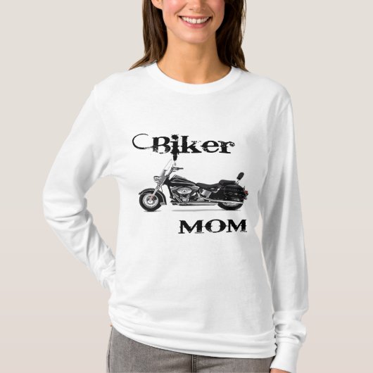 Biker-mama T-shirt (Voorkant)