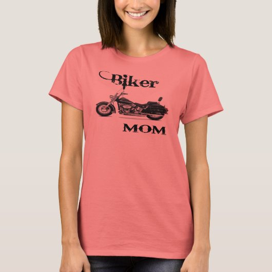 Biker-mama T-shirt (Voorkant)